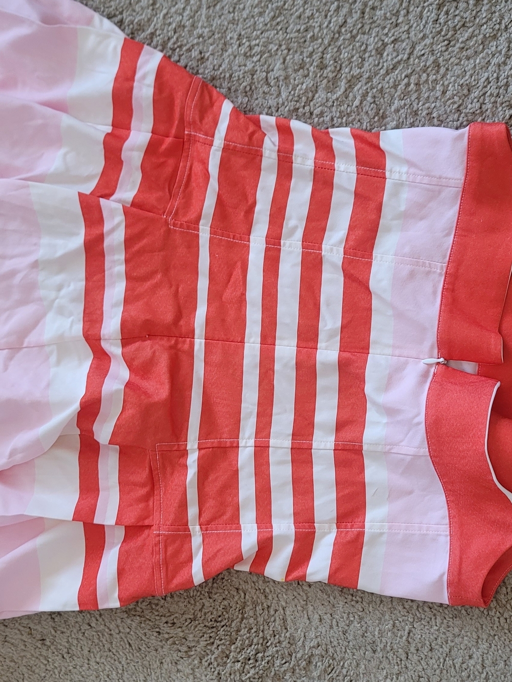 Simkhai Pink and Coral Striped Sundress - Picture 4 of 8